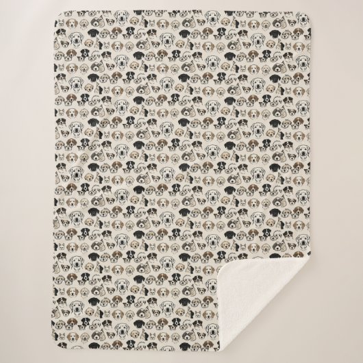 "Snouts and Snuggles" Sherpadecke (Vorderseite)