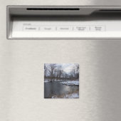 Snow Along James River Magnet (In Situ (Geschirrspüler))