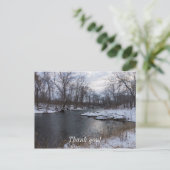 Snow Along James River Postkarte (Stehend Vorderseite)