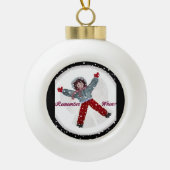 Snow Angel Ball Ornament (Vorderseite)