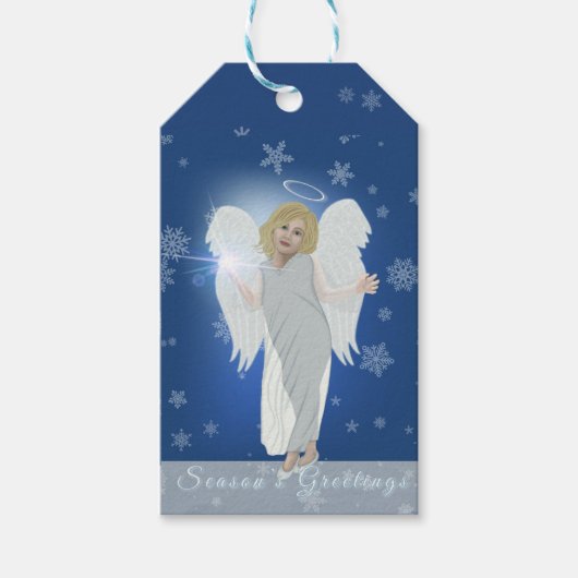 Snow Angel Geschenkanhänger (Vorderseite)