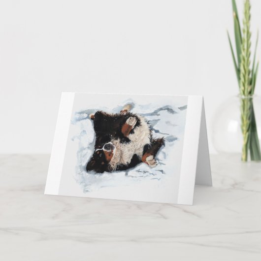 Snow Angel Karte (Vorderseite)