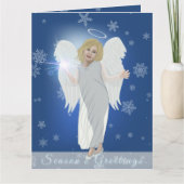 Snow Angel Karte (Vorderseite)