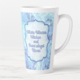 Snow Angel Kisses - Whimsical Winter Greeting Card Milchtasse