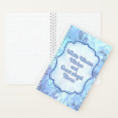 Snow Angel Kisses - Whimsical Winter Greeting Card Notizblock (Innen)