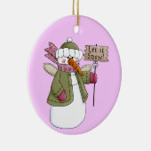 Snow Angel Lass es Schnee Ornament (Rechts)