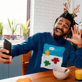 Snow Angel Meeples Mens Shirt