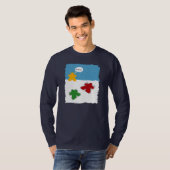 Snow Angel Meeples Mens Shirt (Vorne ganz)