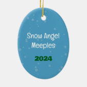 Snow Angel Meeples Ornament (Hinten)
