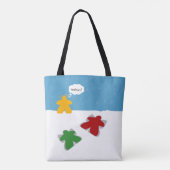 Snow Angel Meeples Tasche (Rückseite)