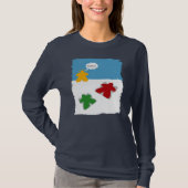 Snow Angel Meeples Womens Shirt (Vorderseite)