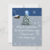 Snow Angel Mitteilungskarte (Rückseite)