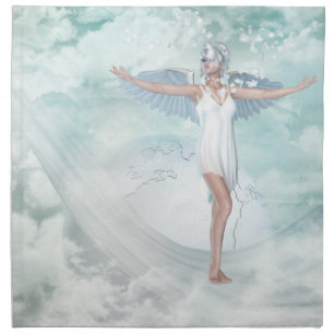 Snow Angel Napkins Serviette