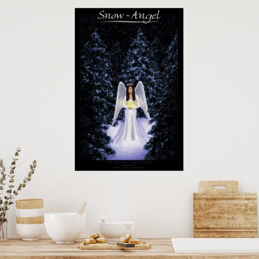 Snow Angel Poster (Küche)