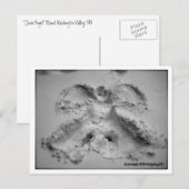 Snow Angel Postkarte (Vorne/Hinten)