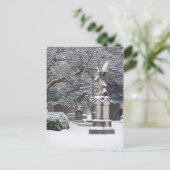 Snow Angel Postkarte (Stehend Vorderseite)