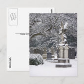 Snow Angel Postkarte (Vorne/Hinten)