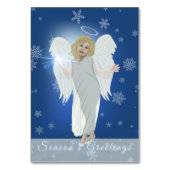 Snow Angel Tischnummer (Vorderseite)