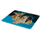 Snow Angels Cutting Board Schneidebrett (Ecke)