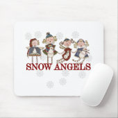 Snow Angels Mousepad (Mit Mouse)