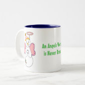 Snow Angels Zweifarbige Tasse (Vorderseite Links)