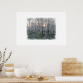 Snow at Dawn Poster (Küche)