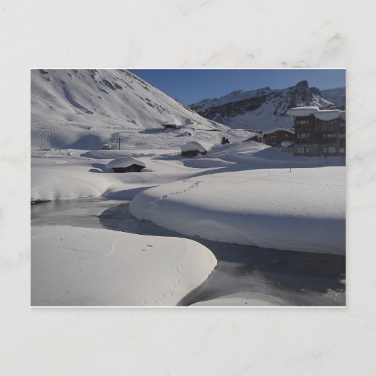 SNow auf SNow Postkarte (Vorderseite)