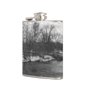 Snow Beauty James River Grayscale Flachmann (Links)