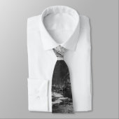 Snow Beauty James River Grayscale Neck Tie Krawatte (Gebunden)