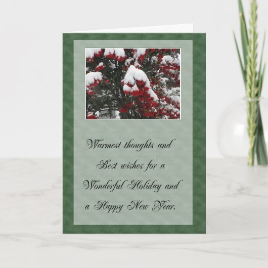 Snow Berries Weihnachten (Vorderseite)