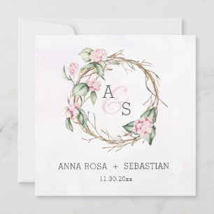 *~* Snow Berry Boho UAWG AR AR12 Winterhochzeit Einladung