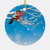 Snow Bird Keramik Ornament (Vorne)