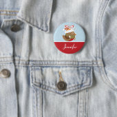 Snow Bird Weihnachts-Party Name Abzeichen | Name T Button (Beispiel)