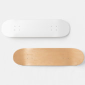 Snow Bird White Metalic Skateboard (Horizontal)