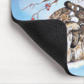 Snow Birds and Bunny Mouse Pad Mousepad (Ecke)