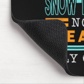 Snow-board-er-Noun wie ein Skifahrer nur Cooler To Mousepad (Ecke)
