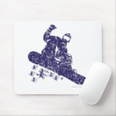 Snow-Boarder Mousepad (Mit Mouse)