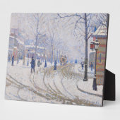 Snow, Boulevard de Clichy, Paris, 1886 Fotoplatte (Seite)