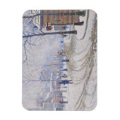 Snow, Boulevard de Clichy, Paris, 1886 Magnet (Vertikal)