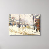 Snow, Boulevard de Clichy, Paris, Paul Signac Leinwanddruck (Vorderseite)
