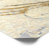 Snow, Boulevard de Clichy, Paris, Paul Signac Poster (Ecke)