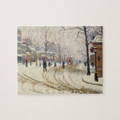 Snow, Boulevard de Clichy, Paris, Paul Signac Puzzle (Horizontal)