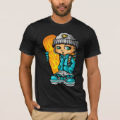 Snow boy and mp3 T-Shirt (Vorderseite)