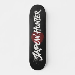 Snow Brush Art - Japow Jäger - Schwarz Skateboard