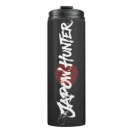 Snow Brush Art - Japow Jäger - Schwarz Thermosbecher