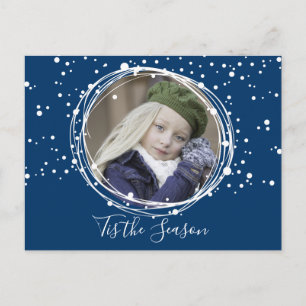 Snow Bubbles Weihnachtskraut Foto Postkarte