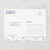 Snow Bubbles Weihnachtskraut Foto Postkarte (Rückseite)