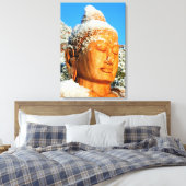 Snow Buddha gepackte Leinwand (Insitu (Schlafzimmer))
