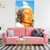 Snow Buddha gepackte Leinwand (Insitu (Wohnzimmer))