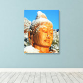 Snow Buddha Leinwanddruck (Insitu (Holzboden))